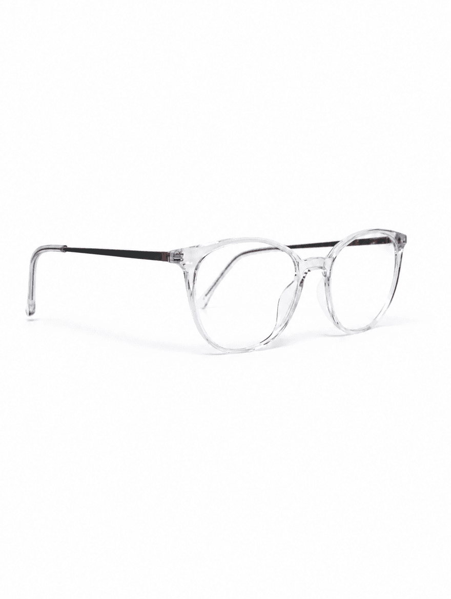Orchid Clear Square Eyeglasses - Studio Hero Shot