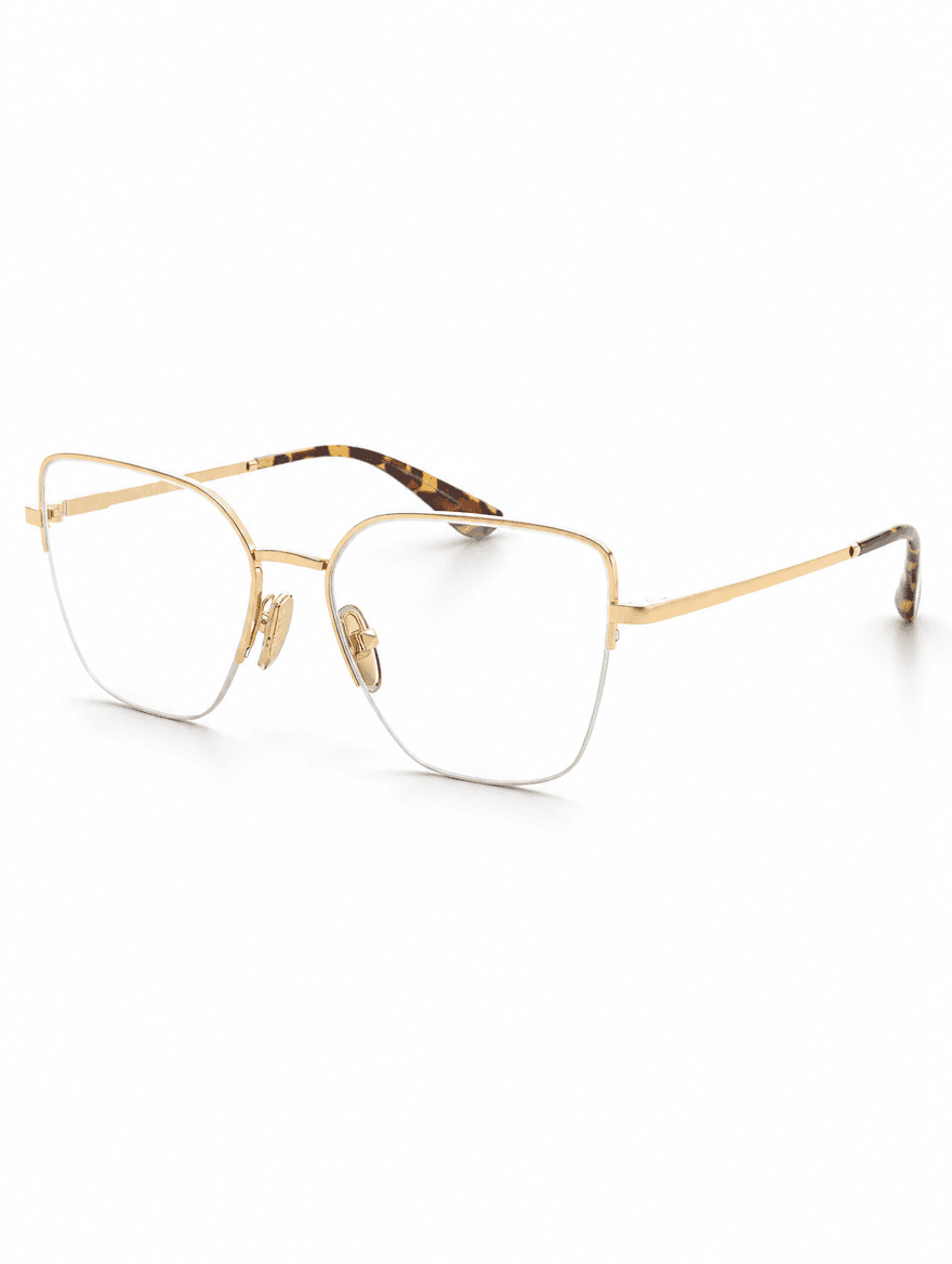 Vouge Gold Butterfly Eyeglasses - Studio Hero Shot