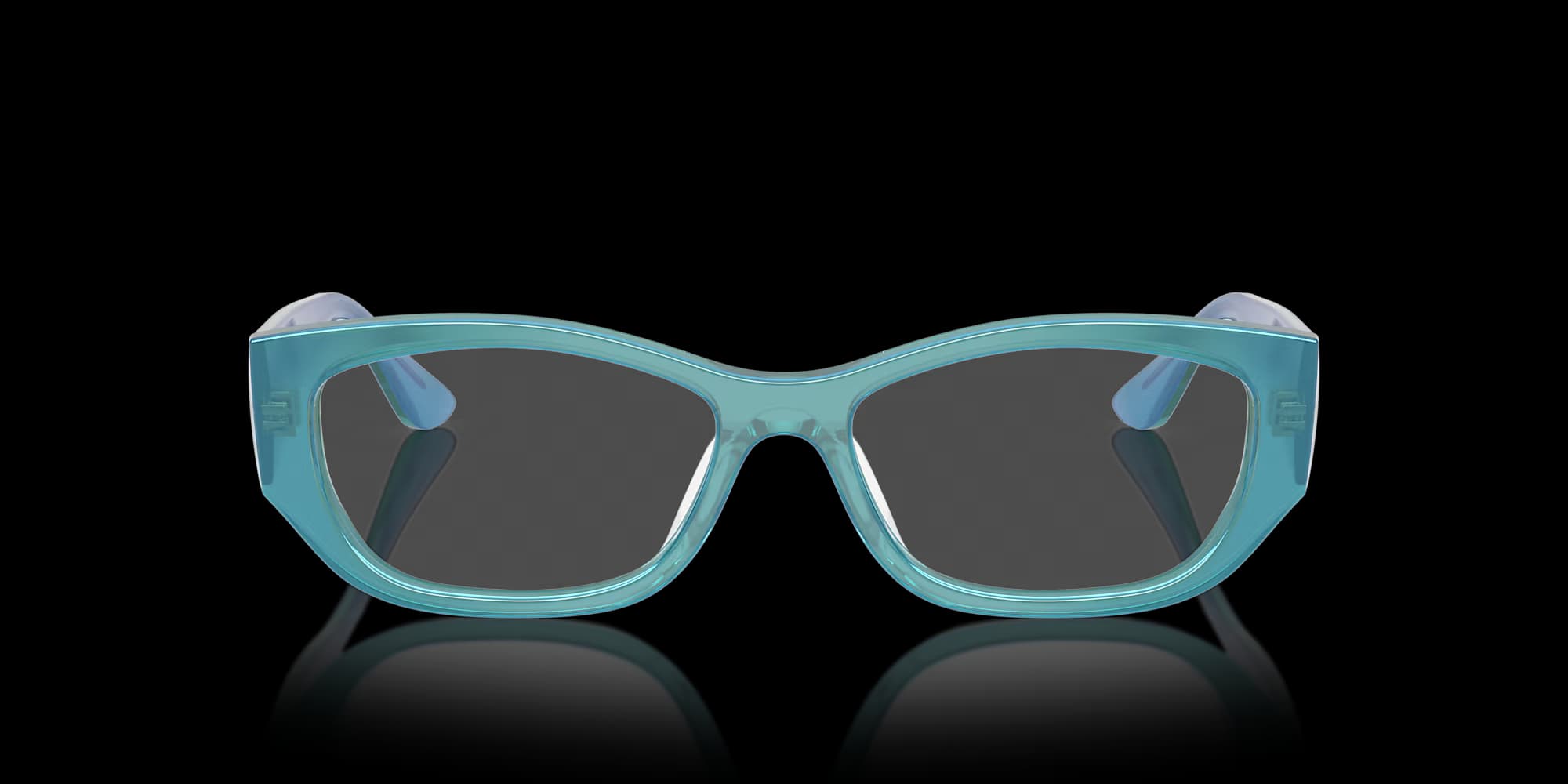 VO5640U – Transparent Pearl Green Pillow Eyeglasses - view 6