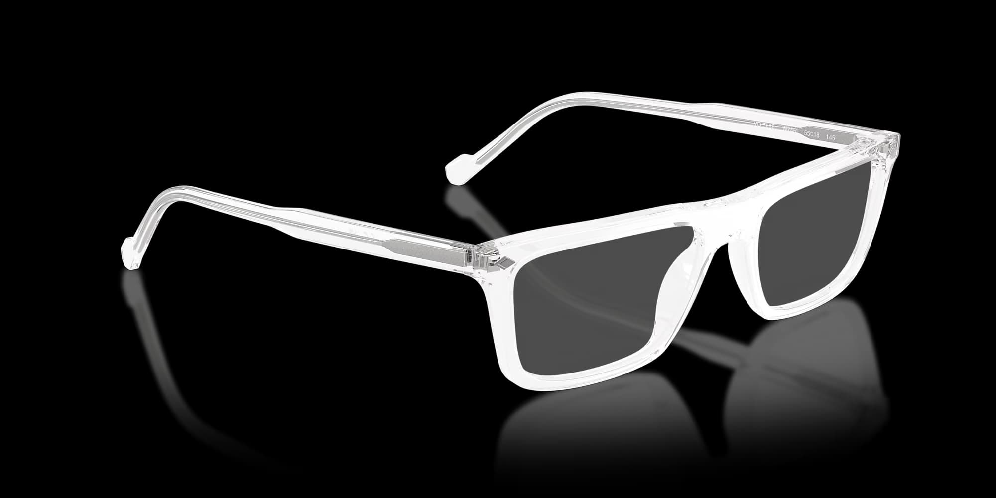 VO5686 – Transparent Rectangle Eyeglasses - side view