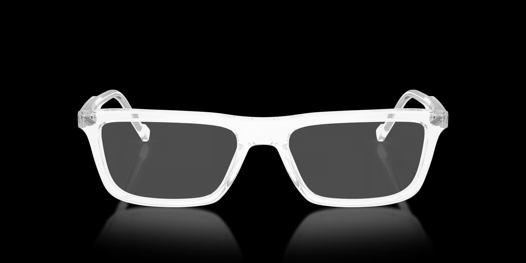 VO5686 – Transparent Rectangle Eyeglasses - angle view