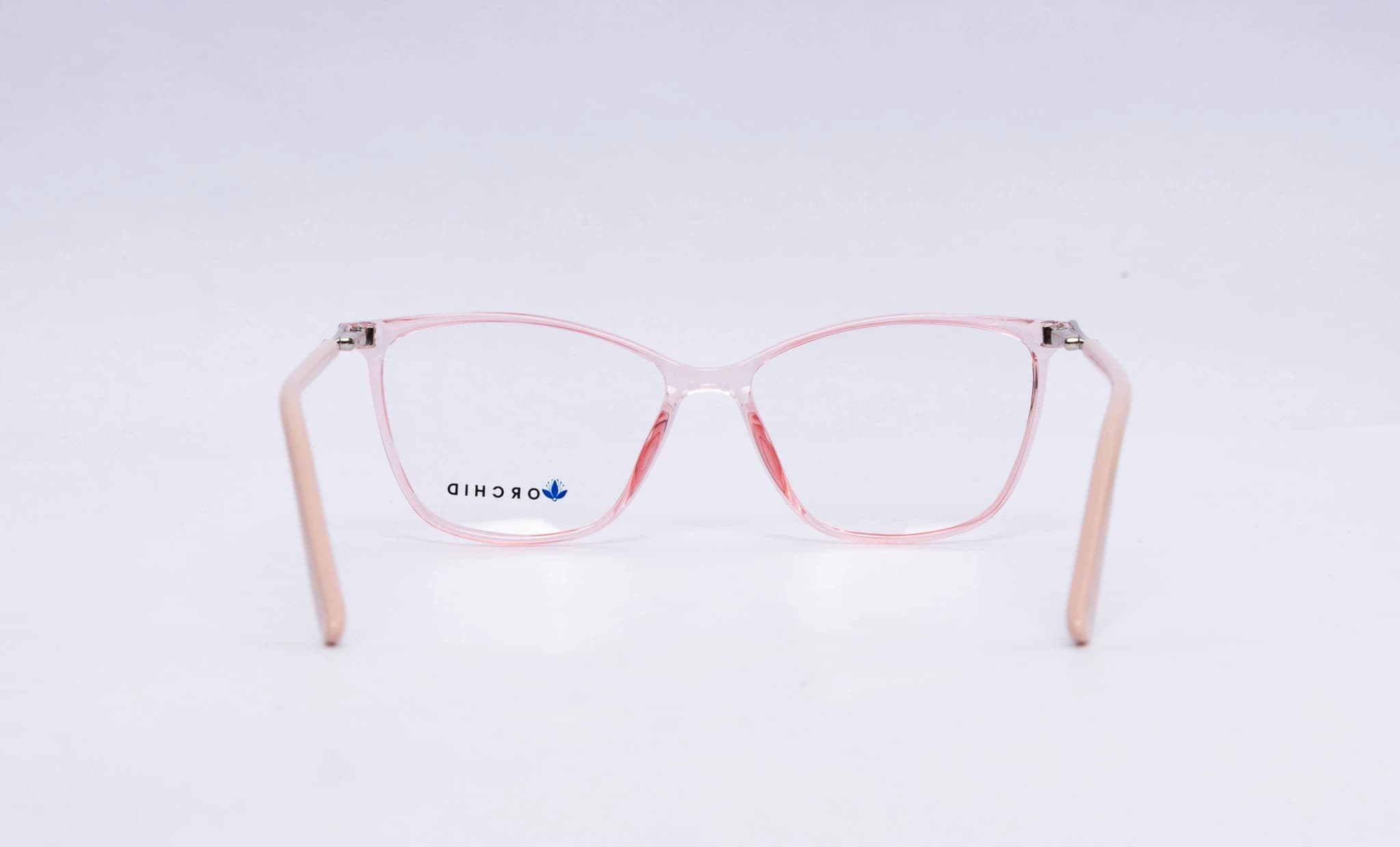 Orchid Blush Crystal Eyewear — Lightweight Transparent Pink Frames for Everyday Elegance — thumbnail 2