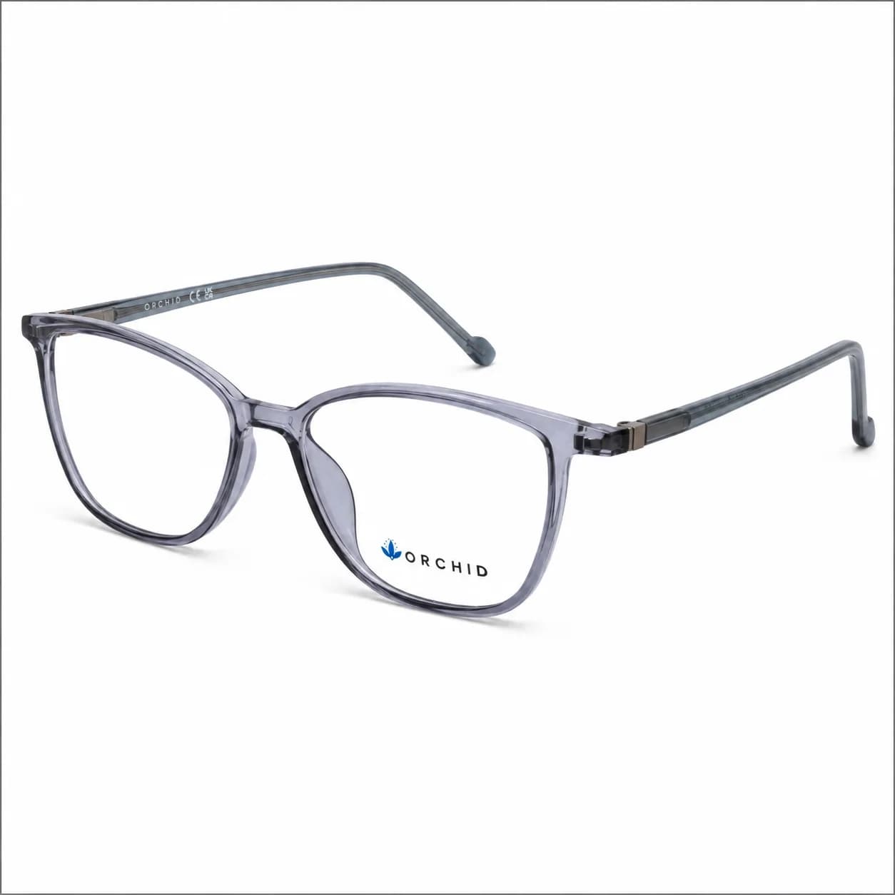 Lightweight square eyeglasses clear lenses