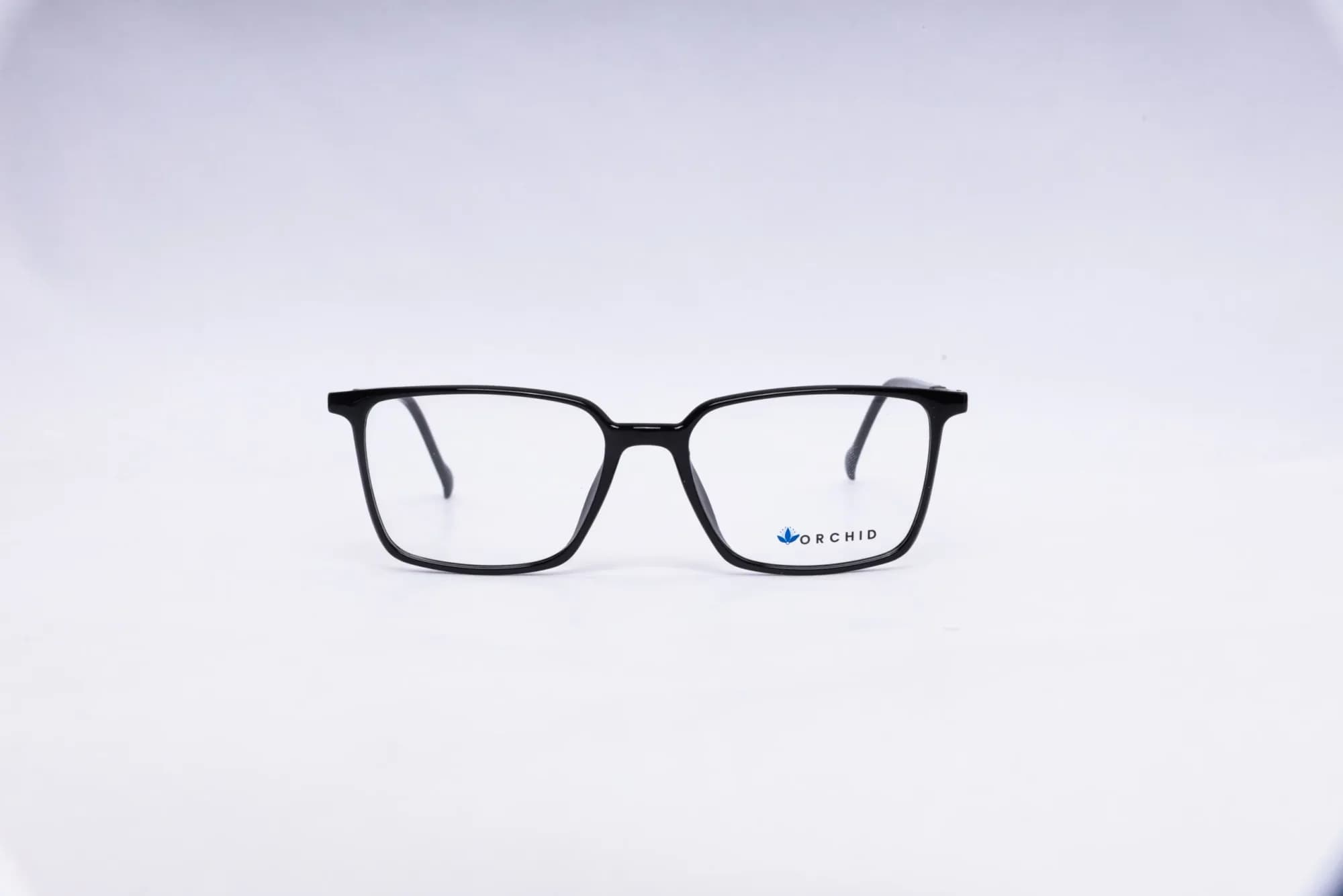 ORCHID Rectangular Black Eyeglasses
