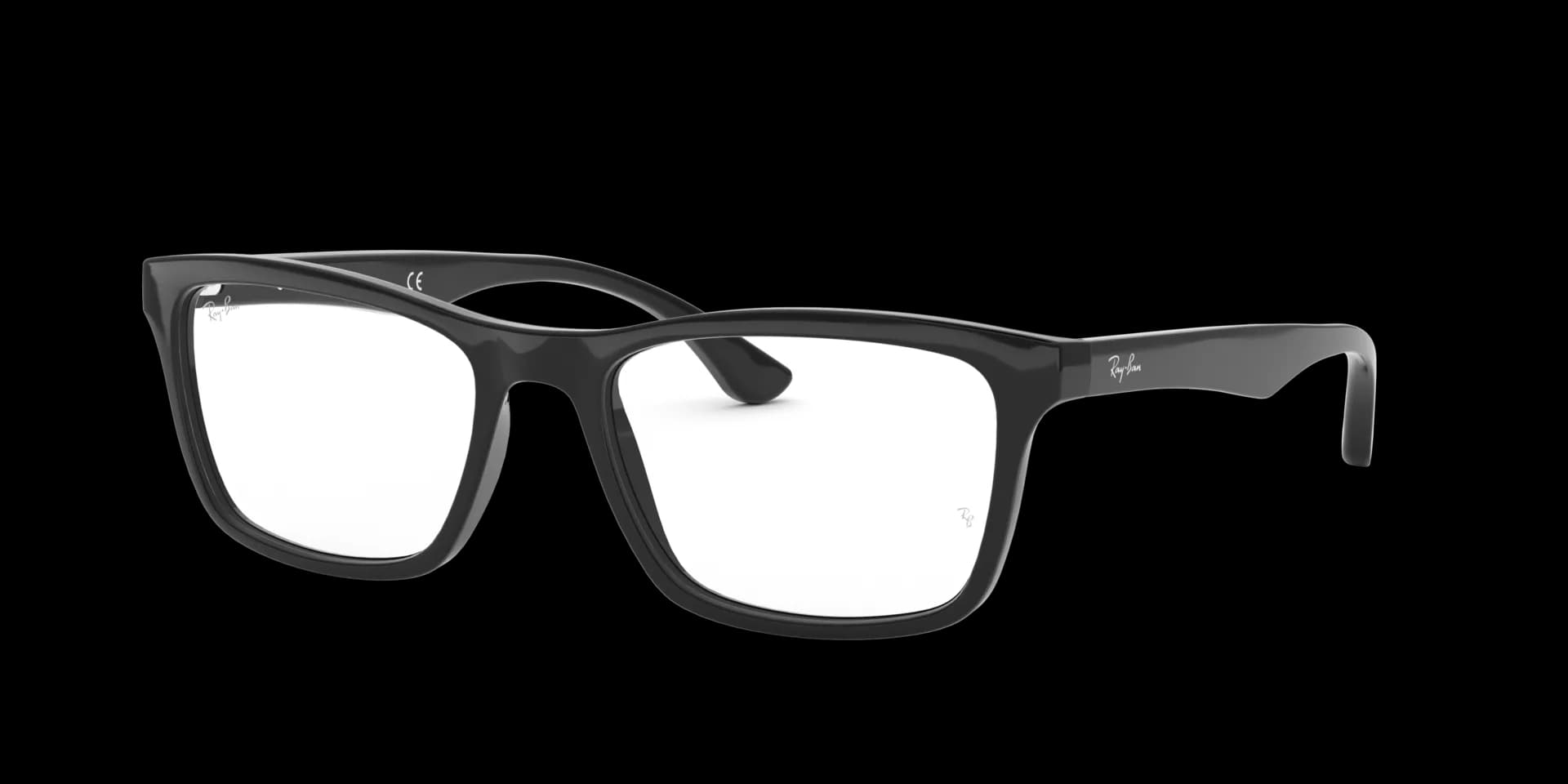 Ray-Ban RX5279 2000 Black Square Eyeglasses (53mm) - view 13