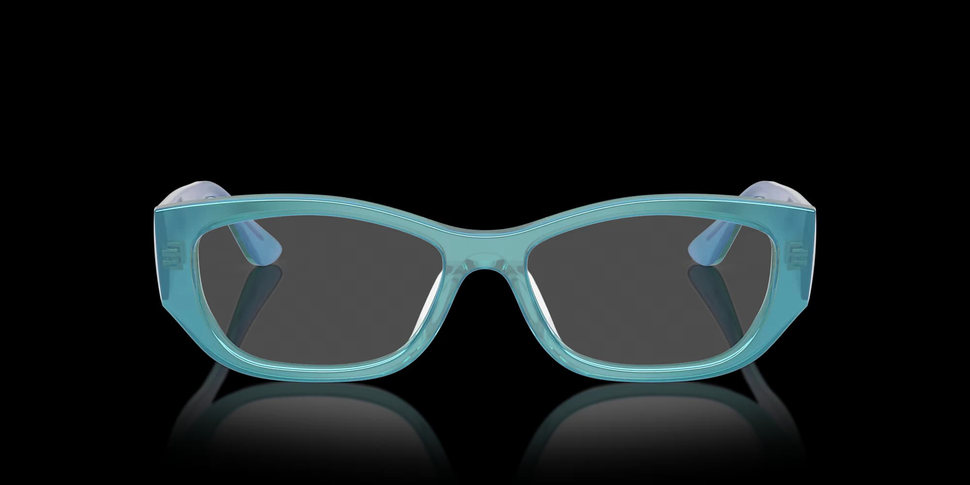 VO5640U – Transparent Pearl Green Pillow Eyeglasses - view 6