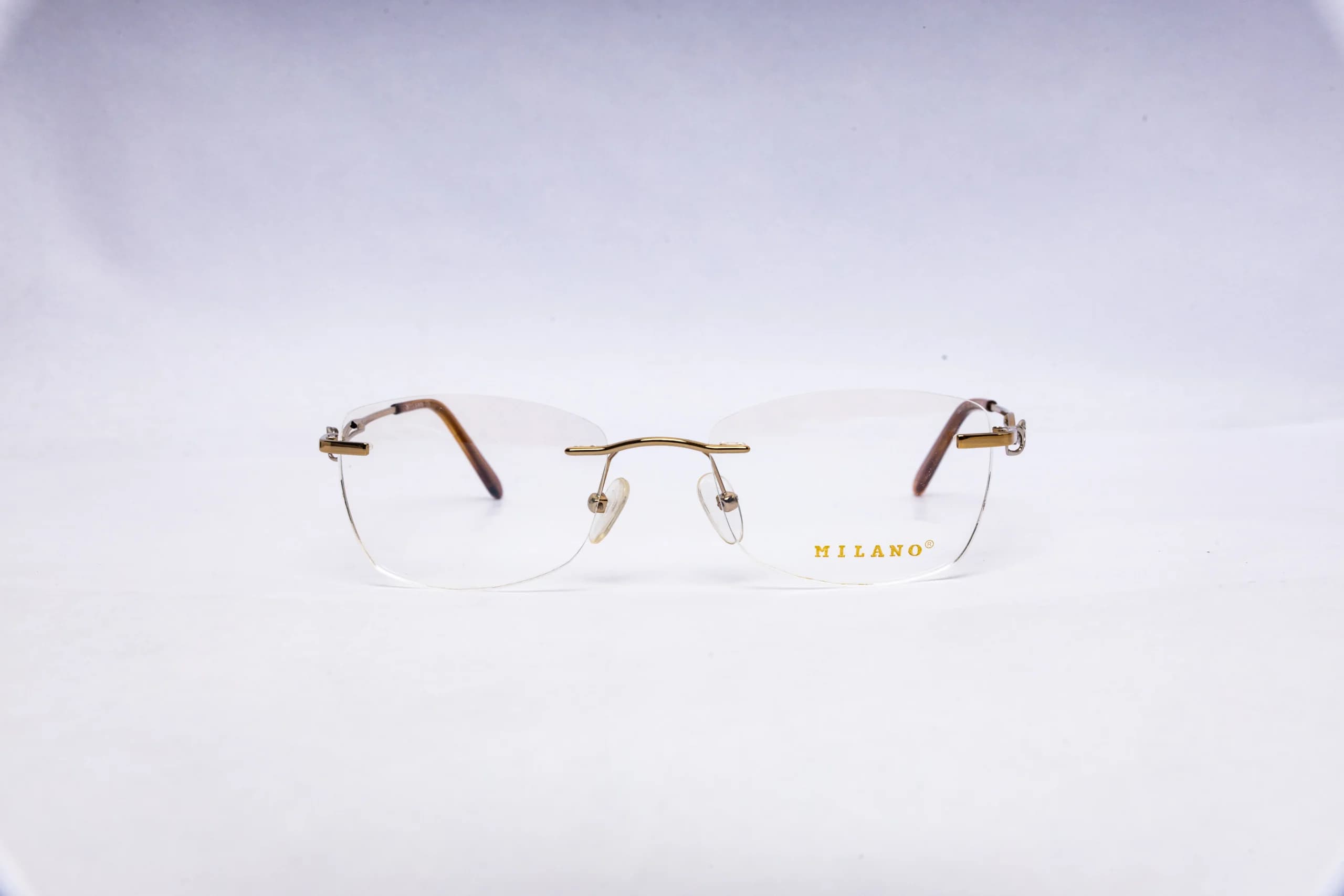 ORCHID Rectangular Black Eyeglasses