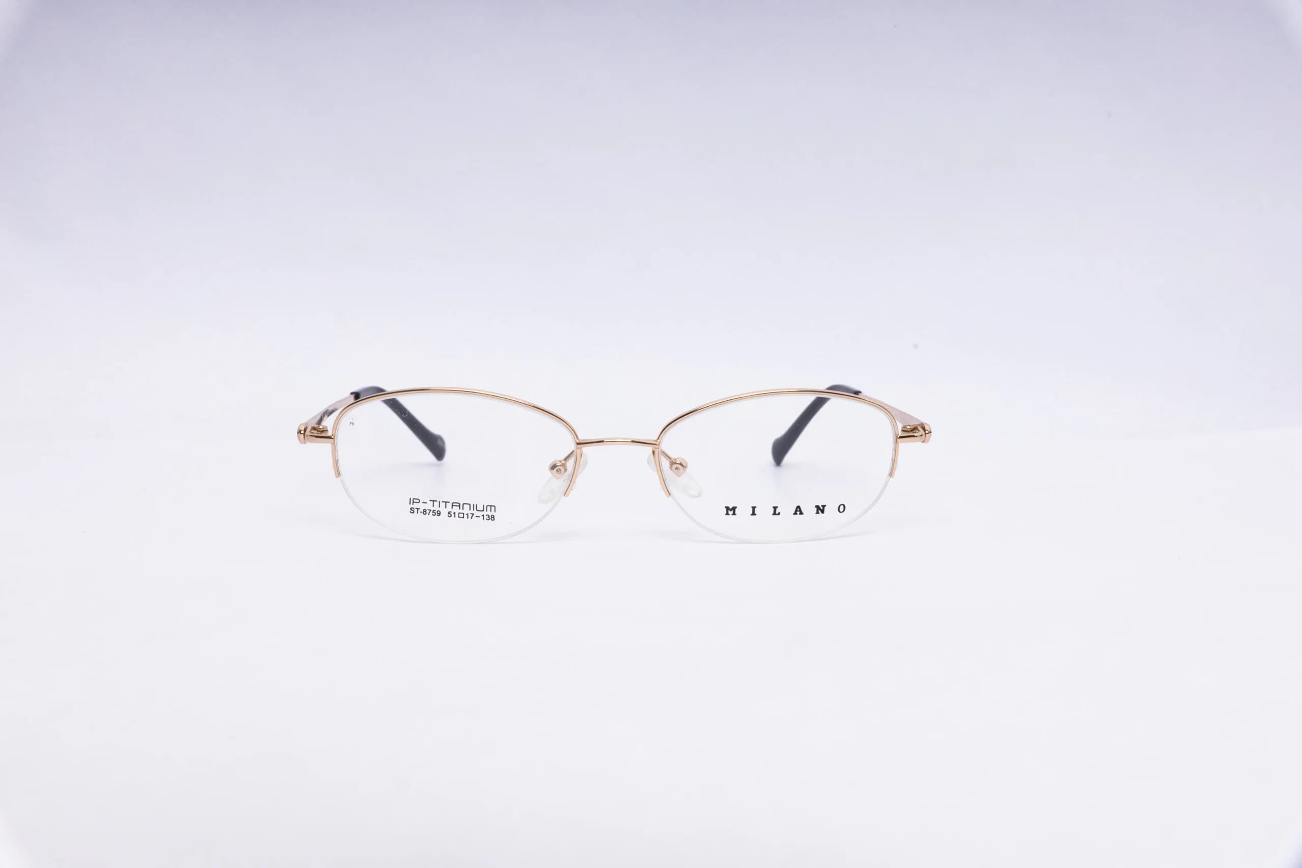 ORCHID Rectangular Black Eyeglasses