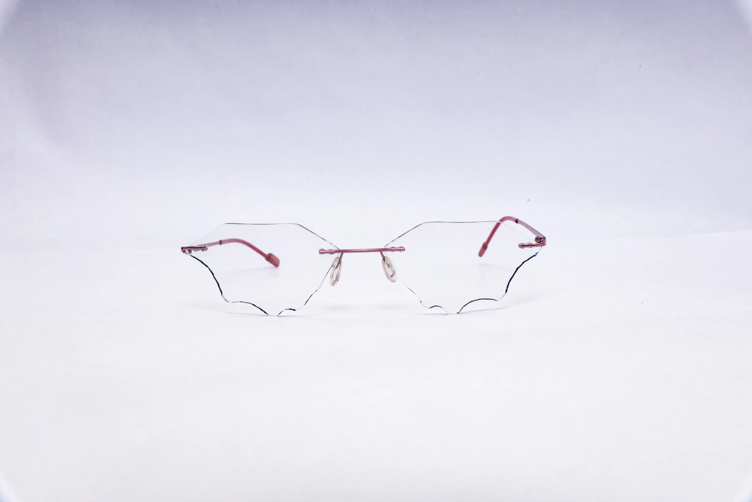 Orchid Round Brown-Gold Eyeglasses