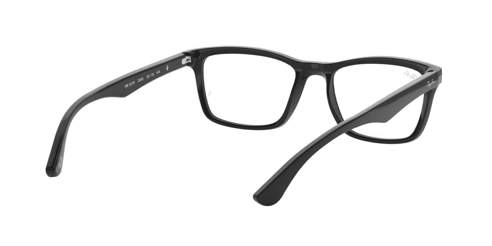 Ray-Ban RX5279 2000 Black Square Eyeglasses (53mm)