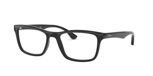 Ray-Ban RX2210V 2000 Black Acetate Frame