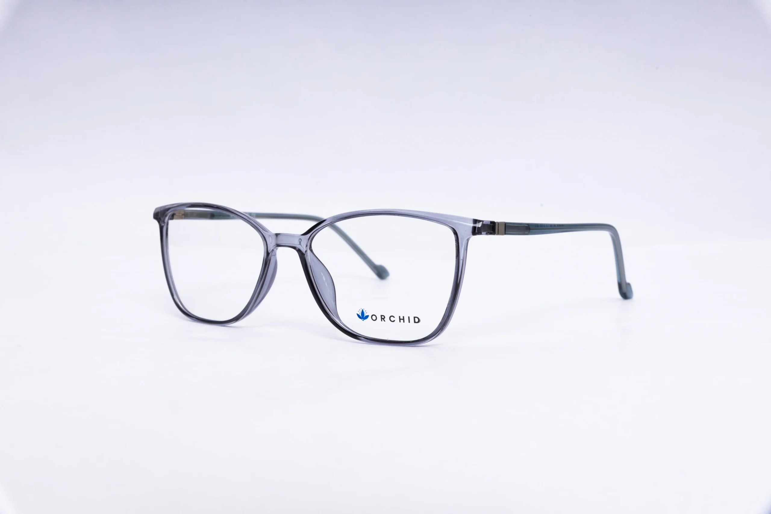 Lightweight square eyeglasses clear lenses