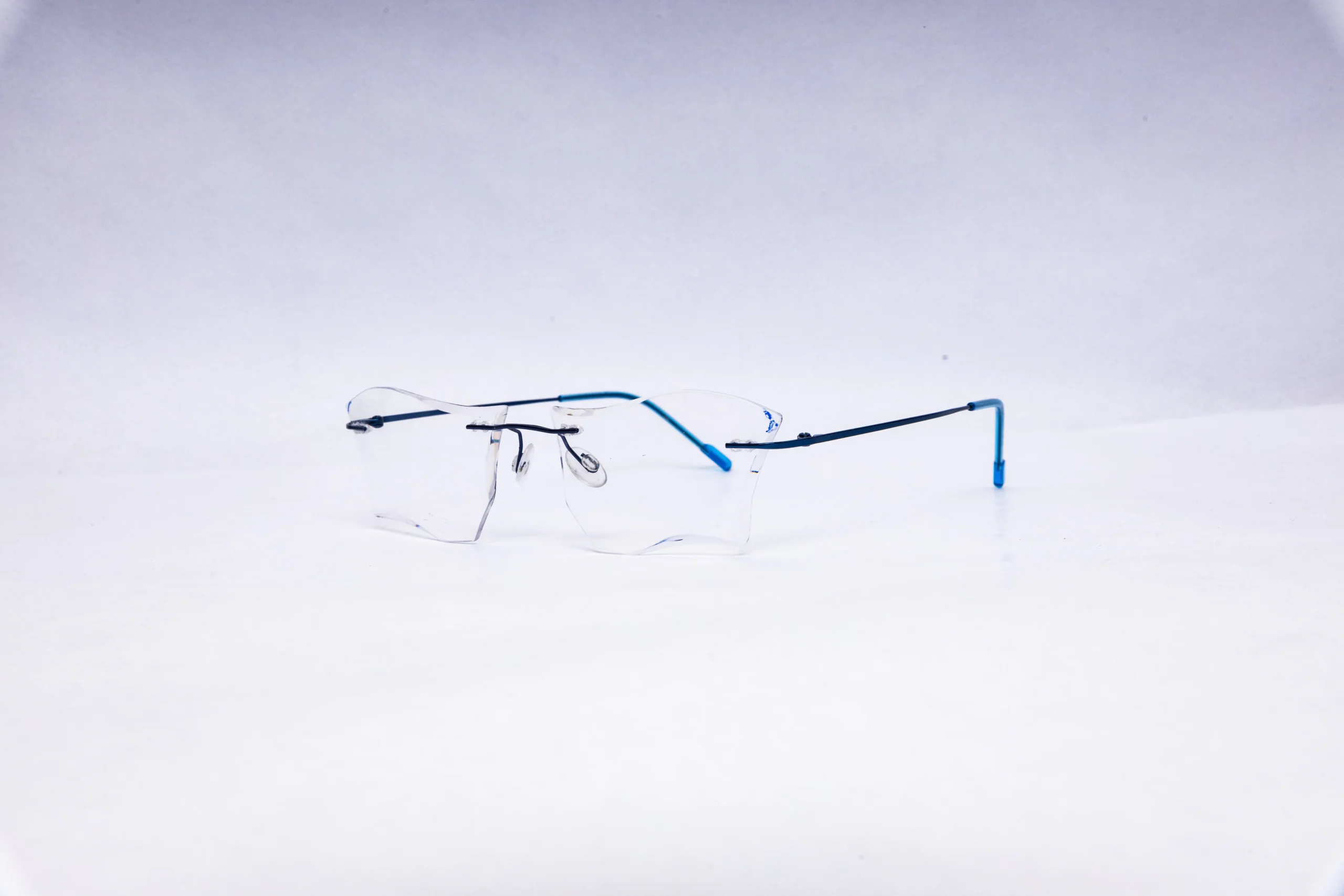 MILAMO Rimless Gunmetal Eyeglasses - Image 2