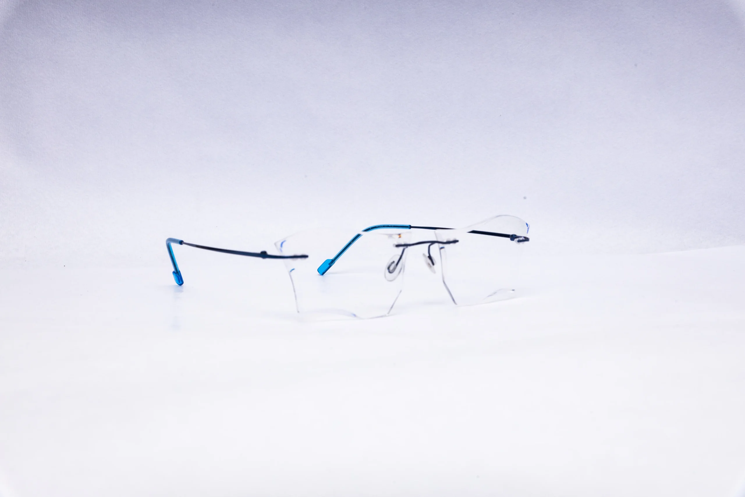 MILAMO Rimless Gunmetal Eyeglasses