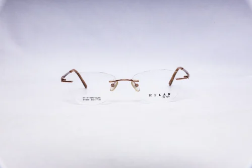 MILAMO Round Gold Eyeglasses