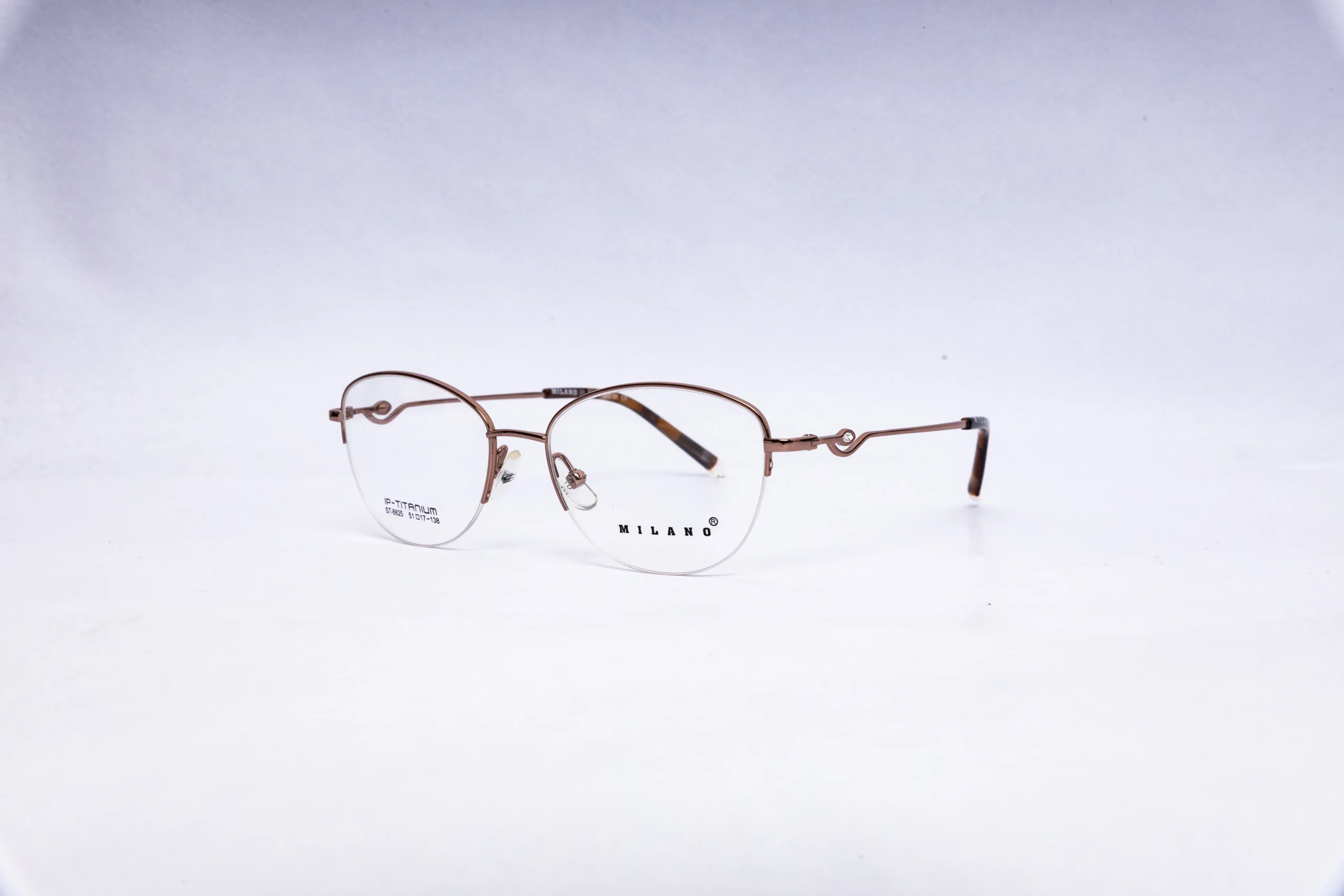 MILAMO Round Pink Purple Eyeglasses - Image 3