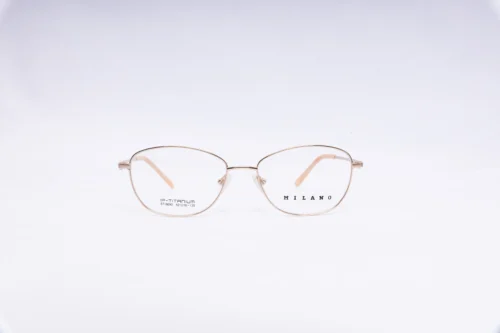 MILAMO Round Rose Gold Eyeglasses