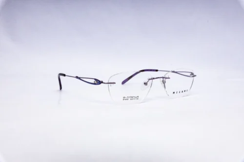 ORCHID Oval Crystal Clear Eyeglasses
