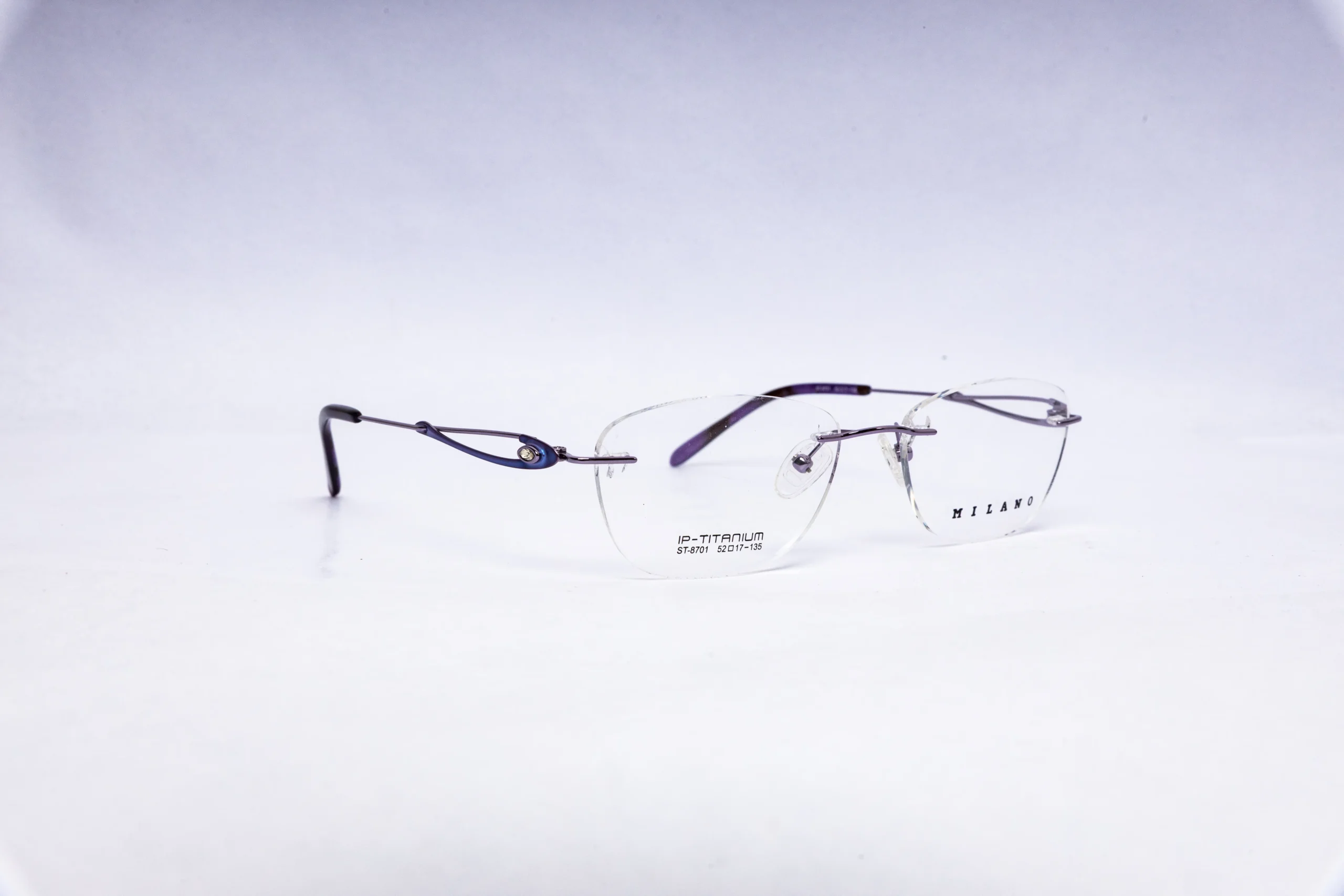 ORCHID Oval Crystal Clear Eyeglasses