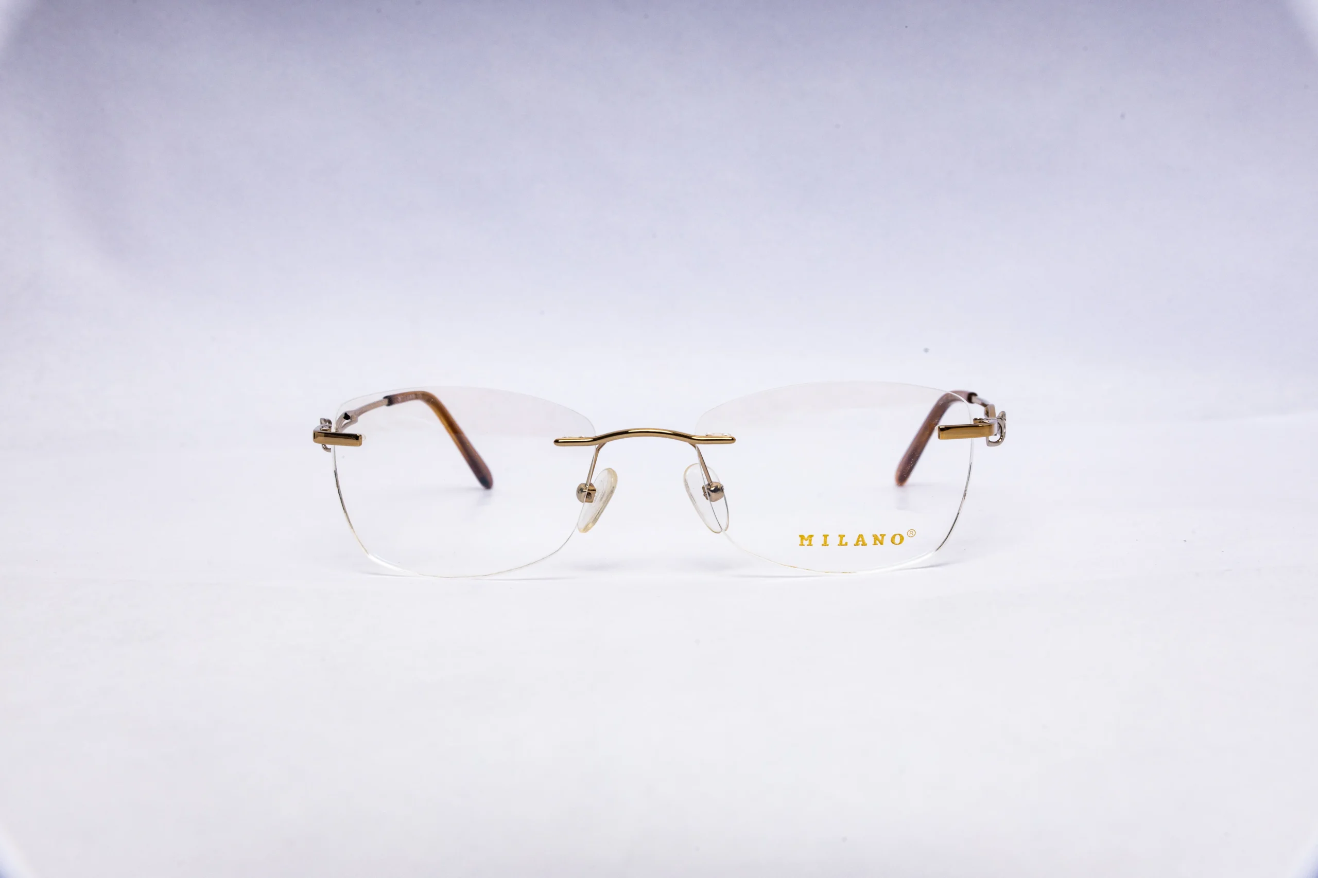 ORCHID Rectangular Black Eyeglasses
