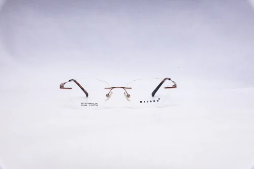 ORCHID Rectangular Black Eyeglasses