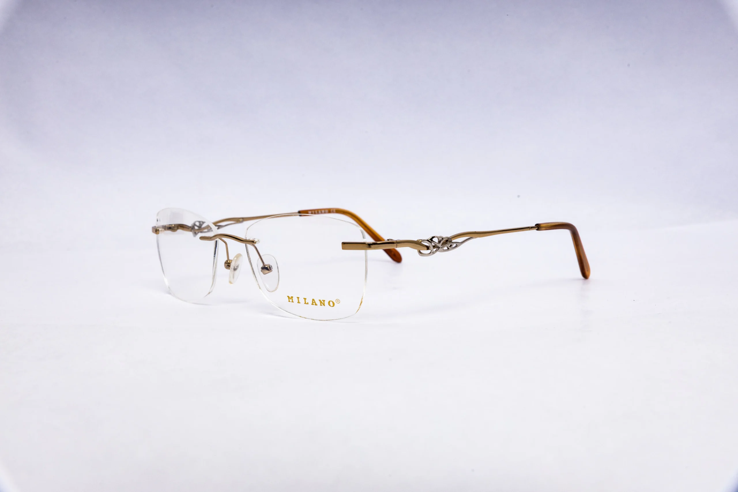 ORCHID Rectangular Black Eyeglasses - Image 3