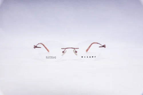 ORCHID Rectangular Black Gold Eyeglasses