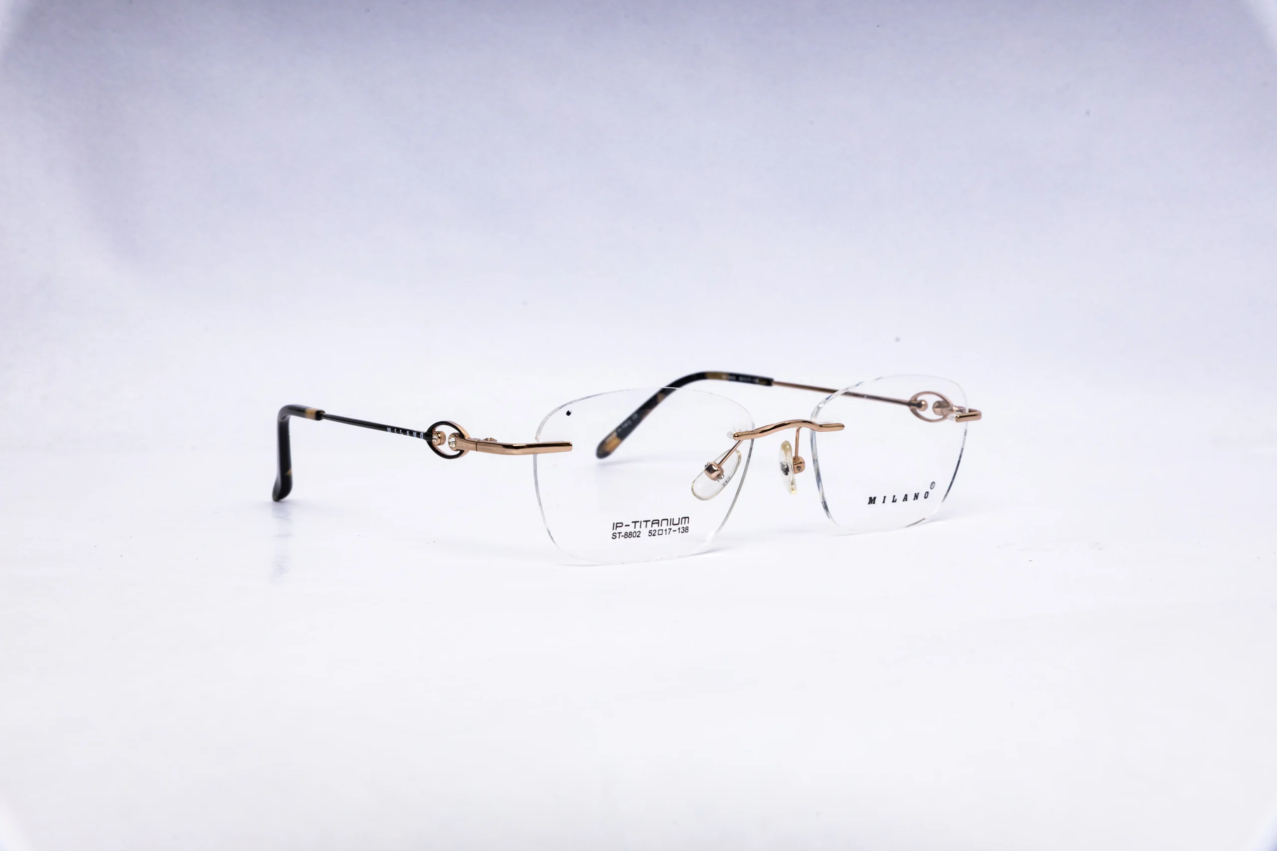 ORCHID Rectangular Blue Eyeglasses - Image 2