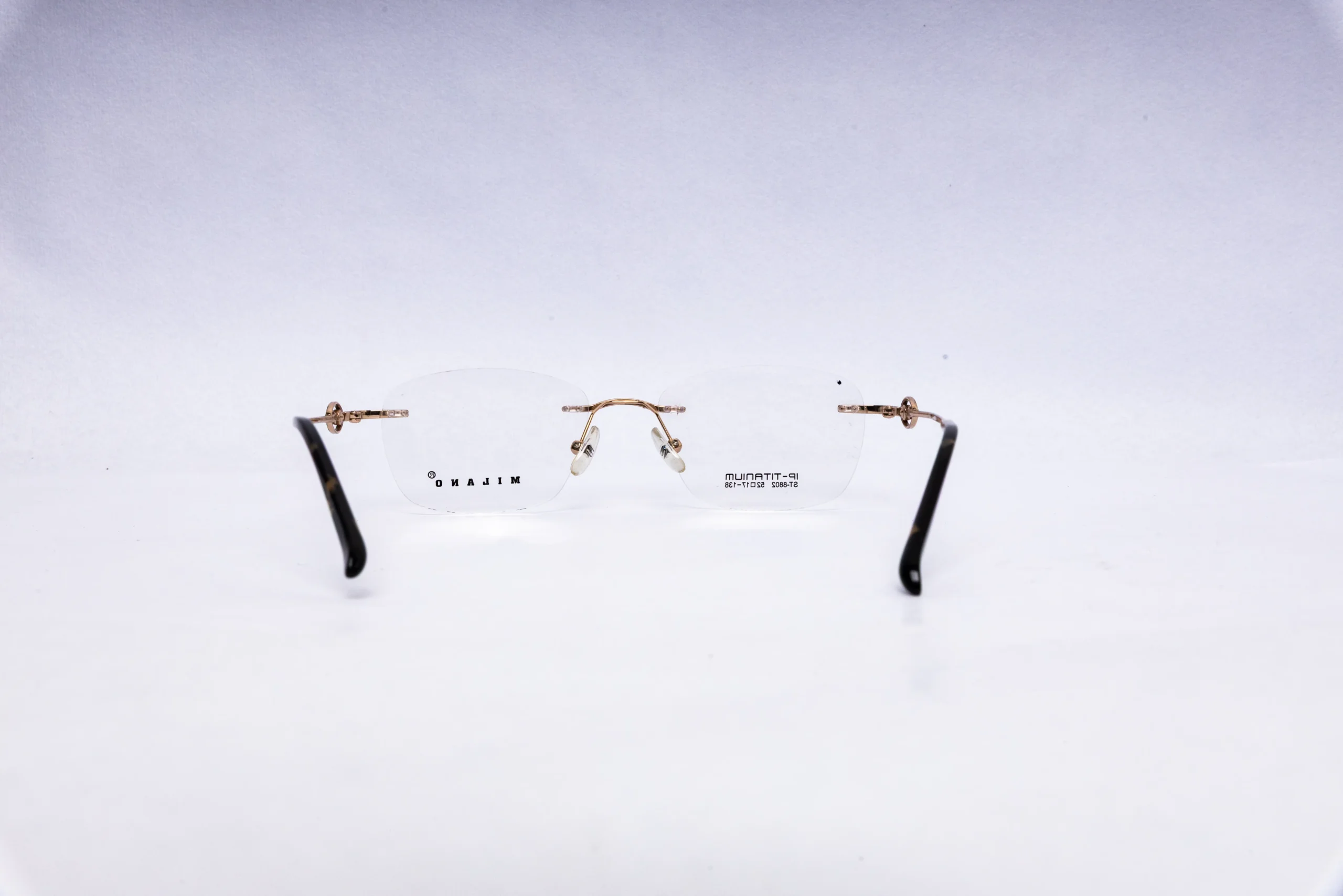 ORCHID Rectangular Blue Eyeglasses - Image 4
