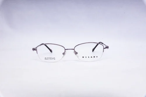 ORCHID Rectangular Burgundy Eyeglasses
