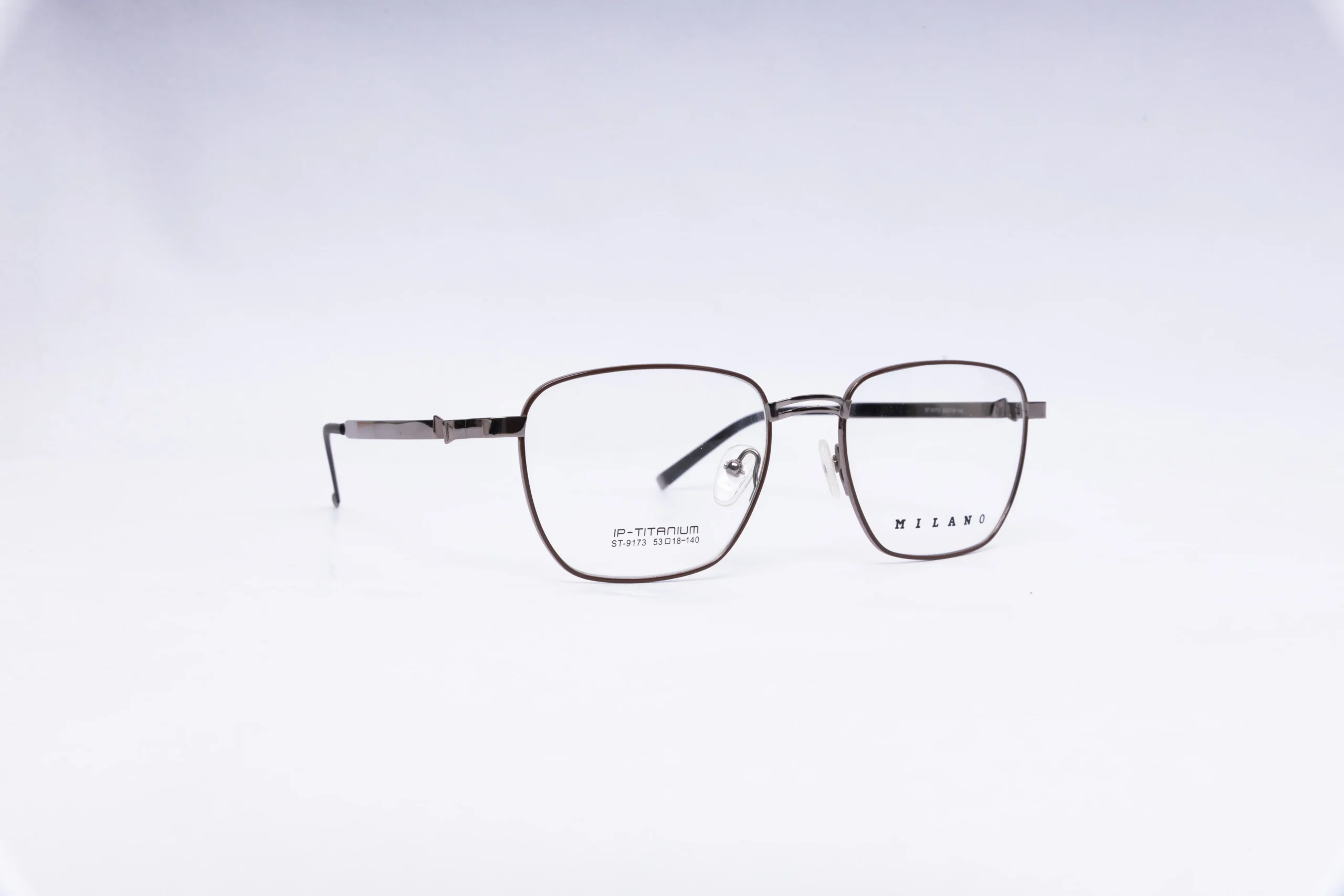 ORCHID Rectangular Crystal Blue Eyeglasses - Image 2
