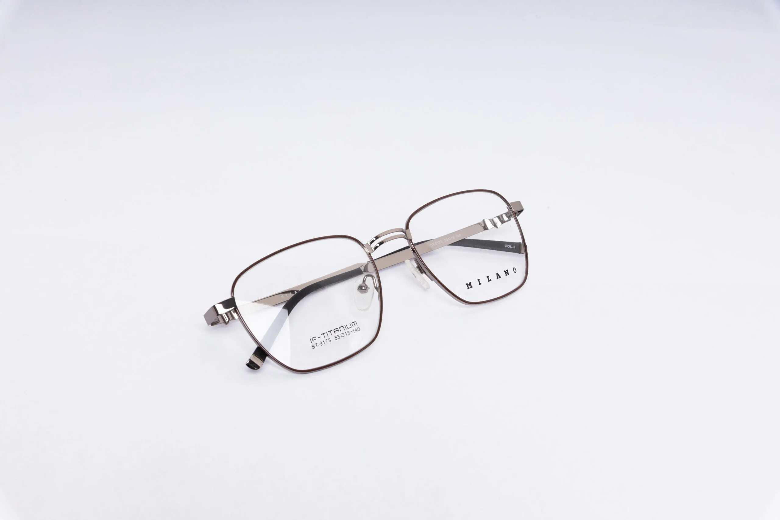 ORCHID Rectangular Crystal Blue Eyeglasses - Image 5