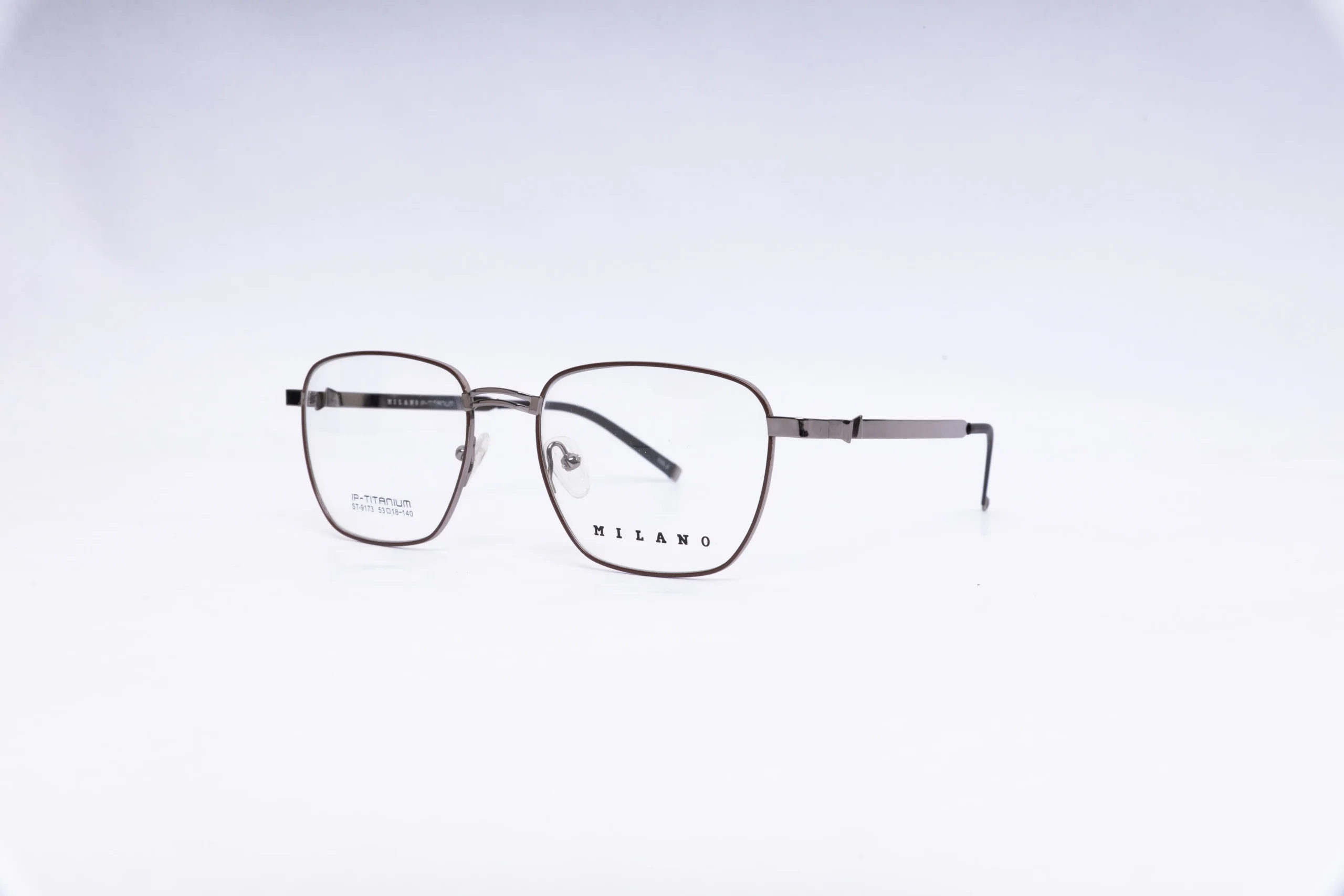 ORCHID Rectangular Crystal Blue Eyeglasses - Image 3
