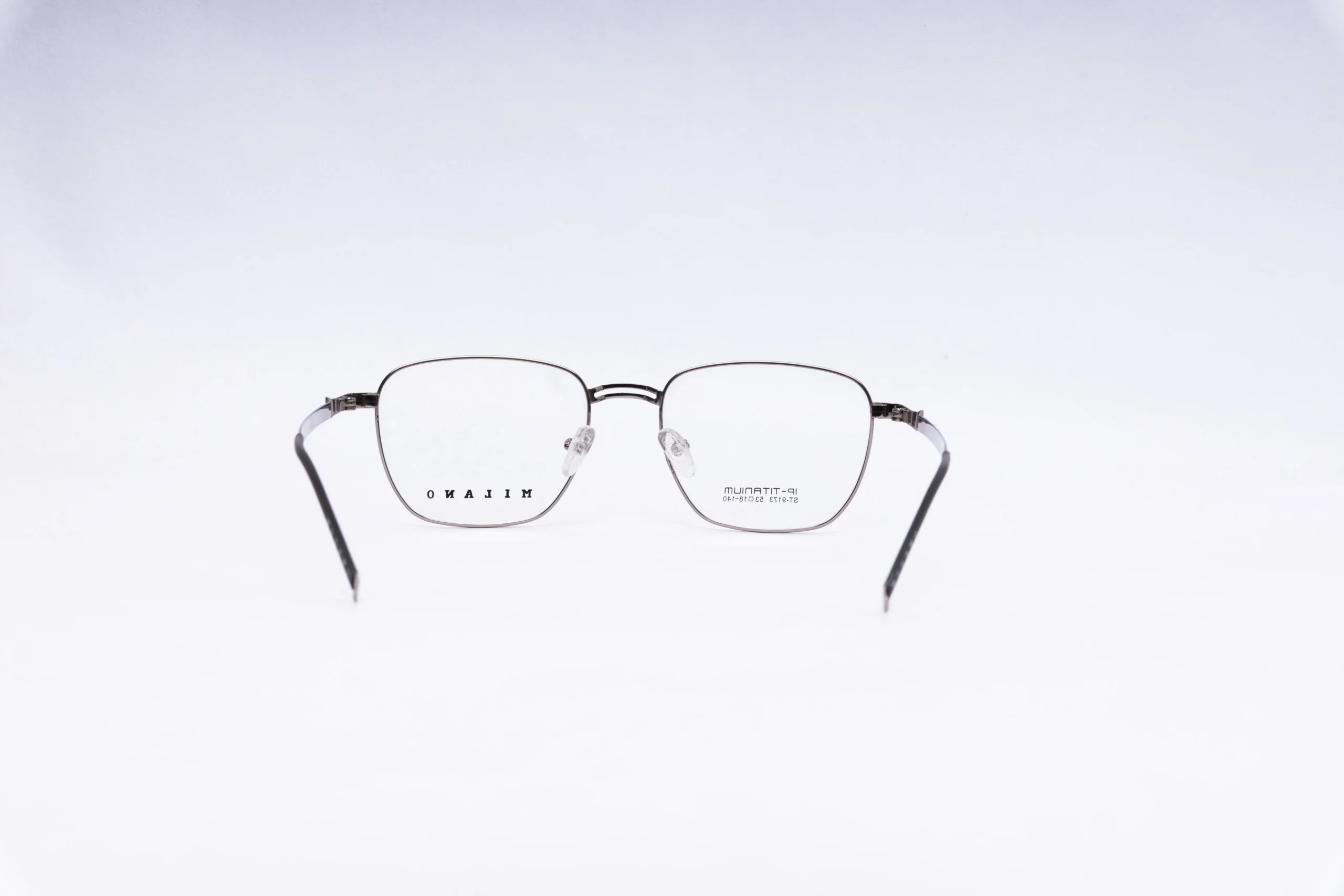 ORCHID Rectangular Crystal Blue Eyeglasses - Image 4