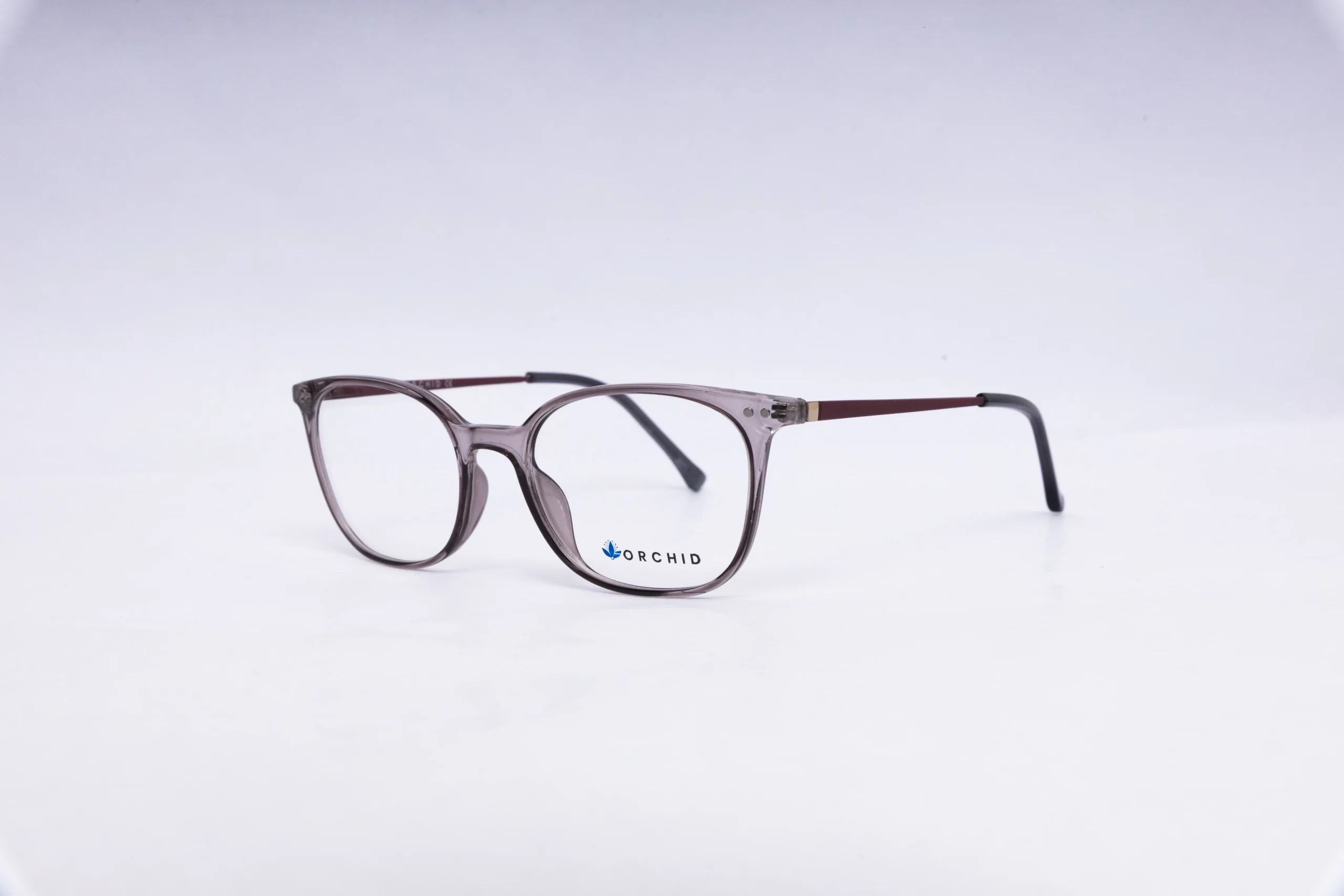 ORCHID Rectangular Grey Eyeglasses - Image 2