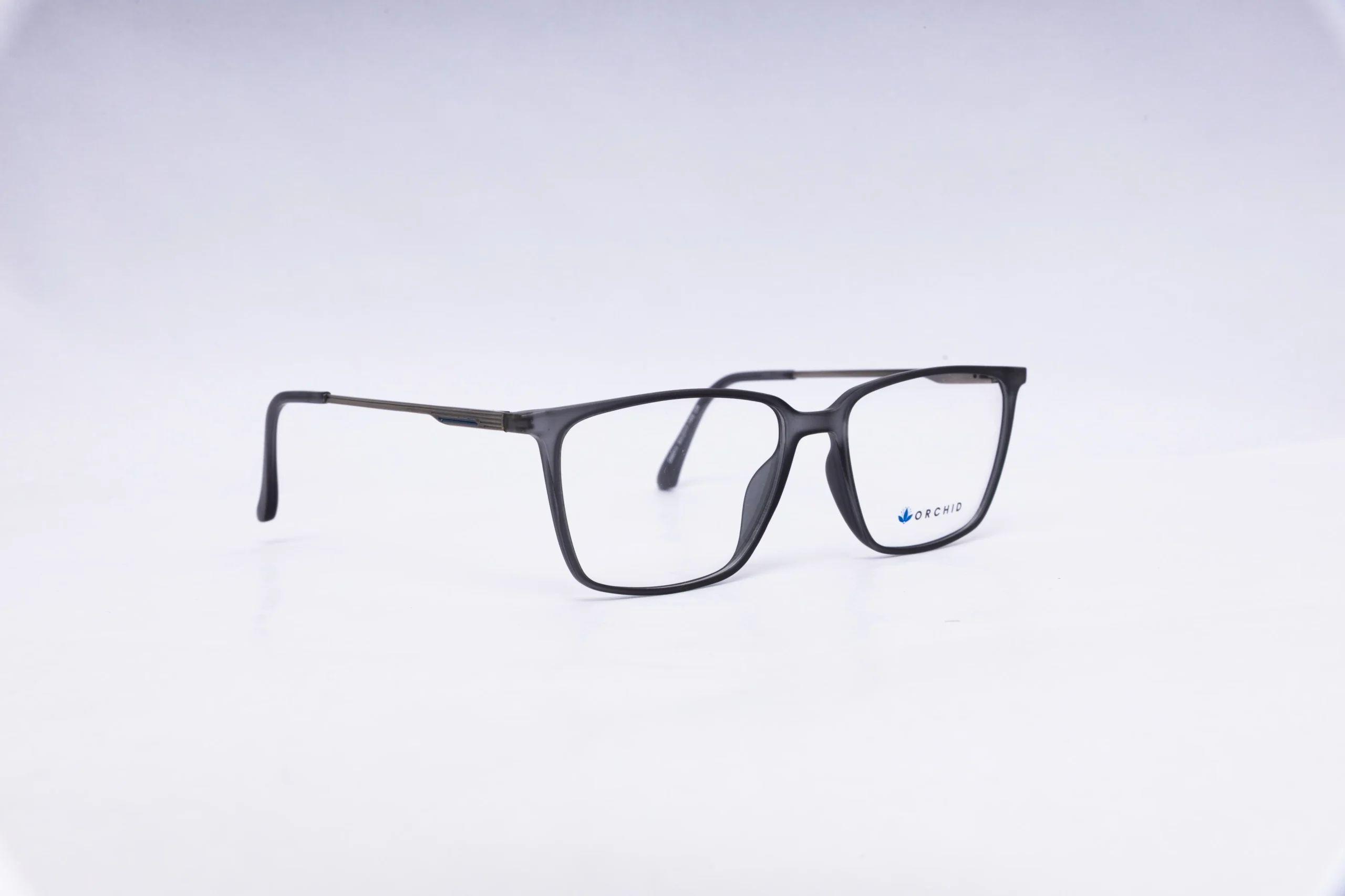 ORCHID Rectangular Grey Eyeglasses - Image 2