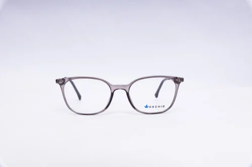 ORCHID Rectangular Grey Eyeglasses