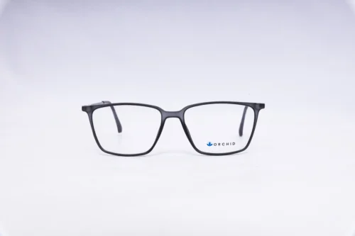 ORCHID Rectangular Grey Eyeglasses