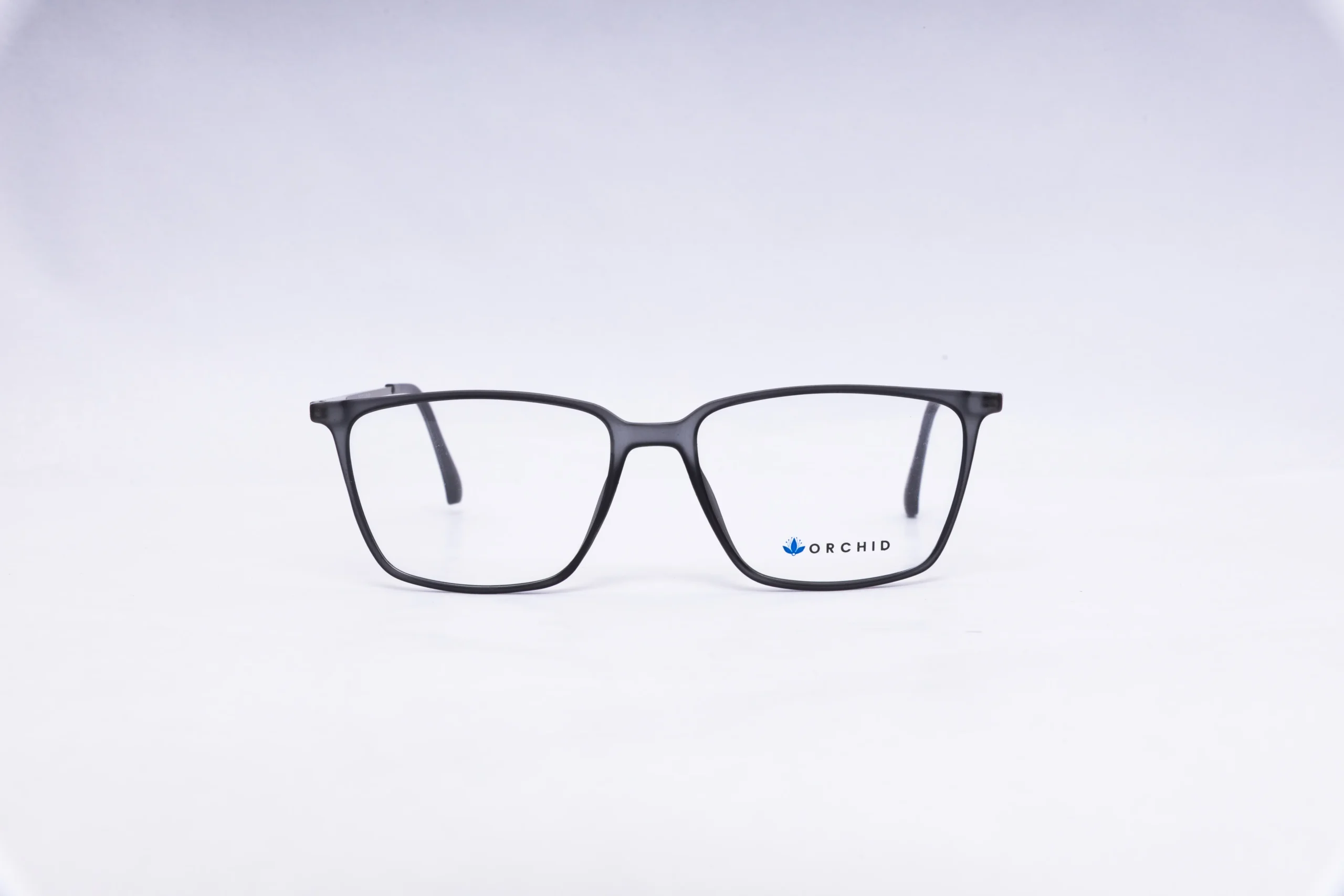 ORCHID Rectangular Grey Eyeglasses