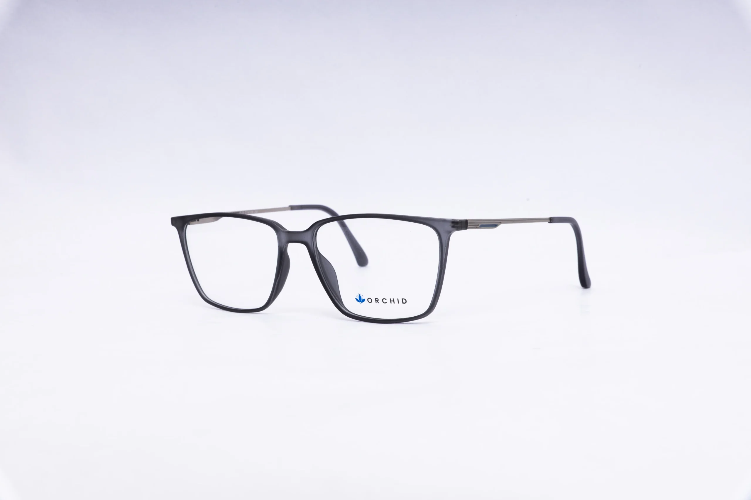 ORCHID Rectangular Grey Eyeglasses - Image 3