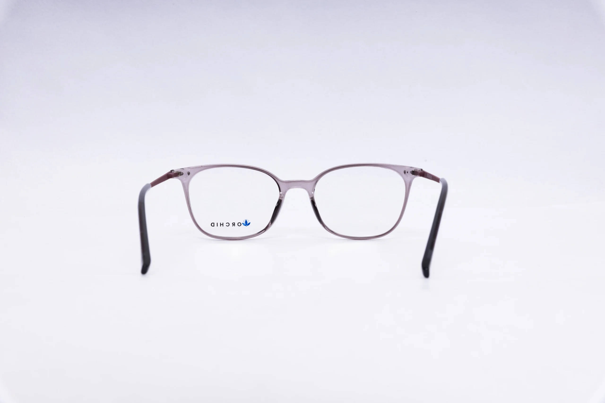 ORCHID Rectangular Grey Eyeglasses - Image 4