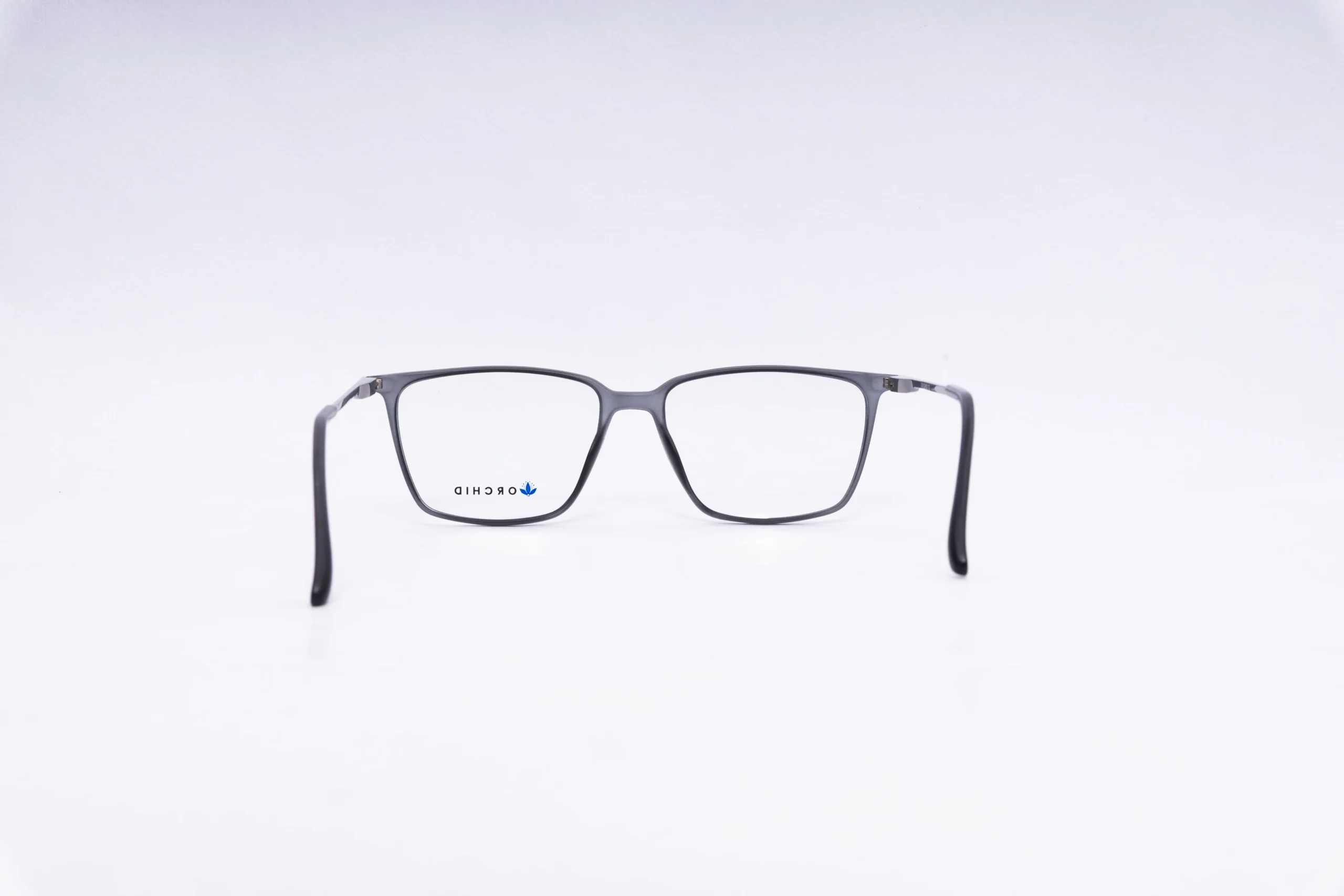 ORCHID Rectangular Grey Eyeglasses - Image 4