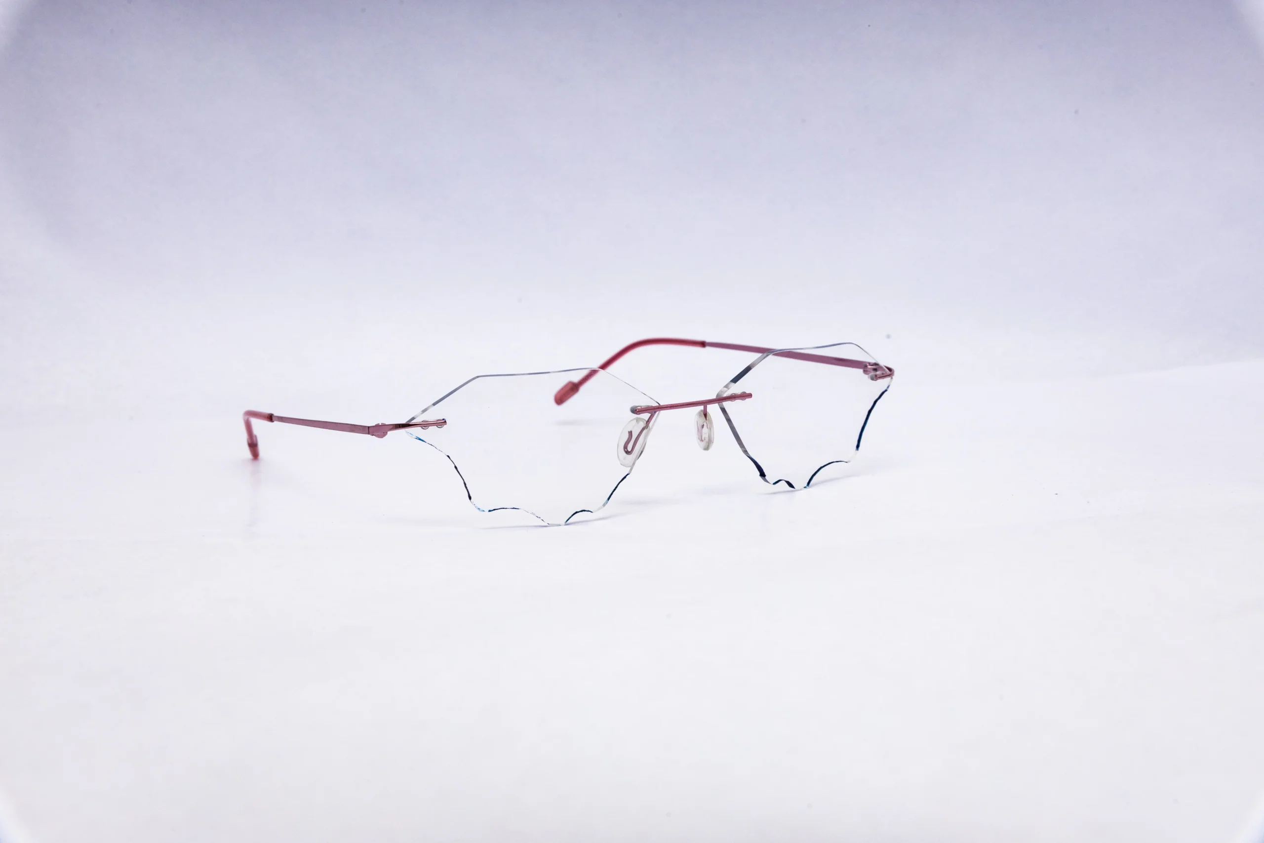 ORCHID Round Brown Gold Eyeglasses - Image 2