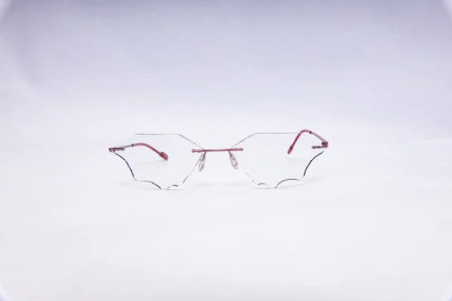 ORCHID Round Brown Gold Eyeglasses