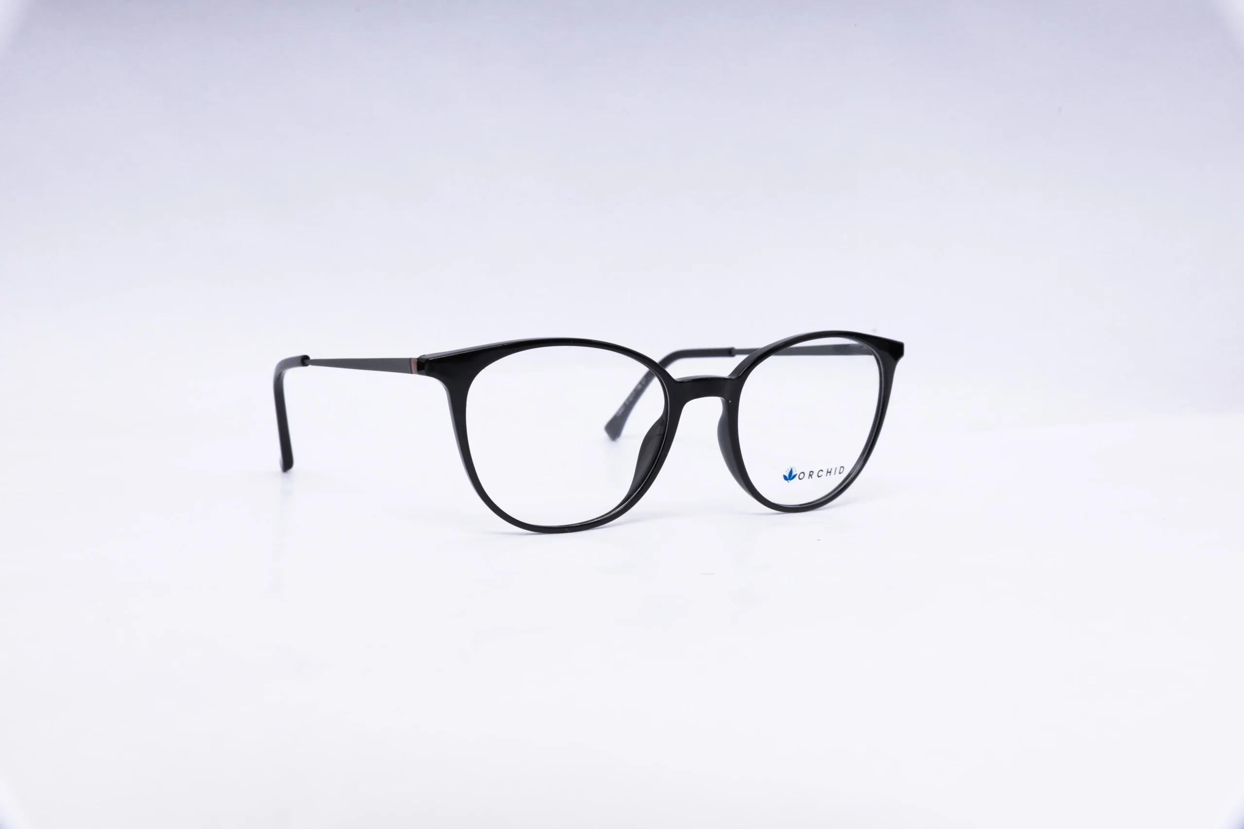 ORCHID Square Black Eyeglasses - Image 3